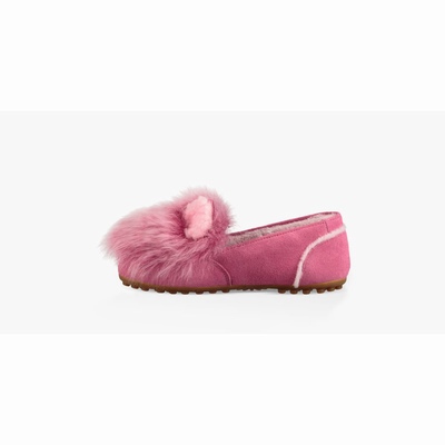 Chinelos UGG Pinkipuff Hailey Criança Rosa | PT-SXDMJ